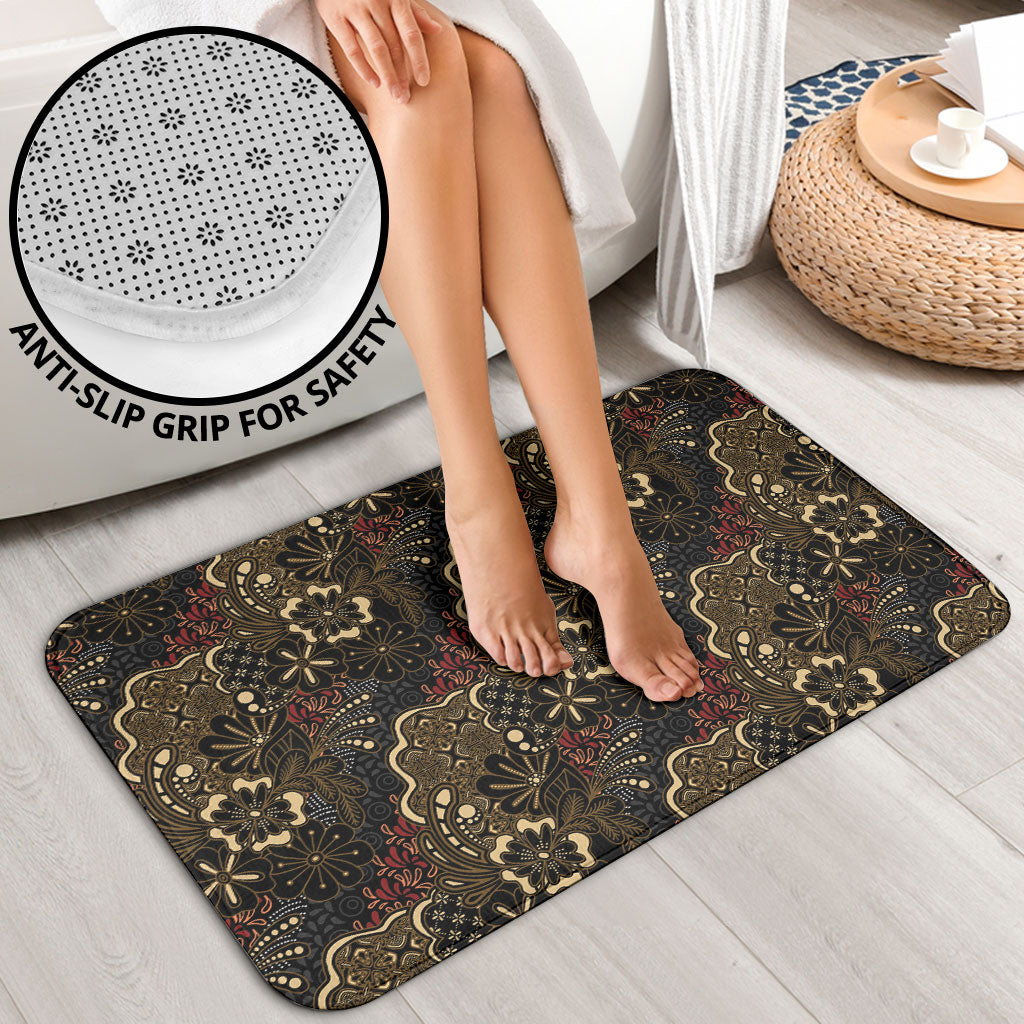 Batik Sekar Jagad Bathroom Set Indonesian Traditional Pattern