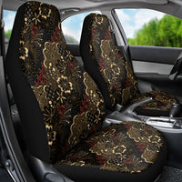 Batik Sekar Jagad Car Seat Cover Indonesian Traditional Pattern
