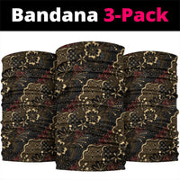 Batik Sekar Jagad Neck Gaiter Indonesian Traditional Pattern