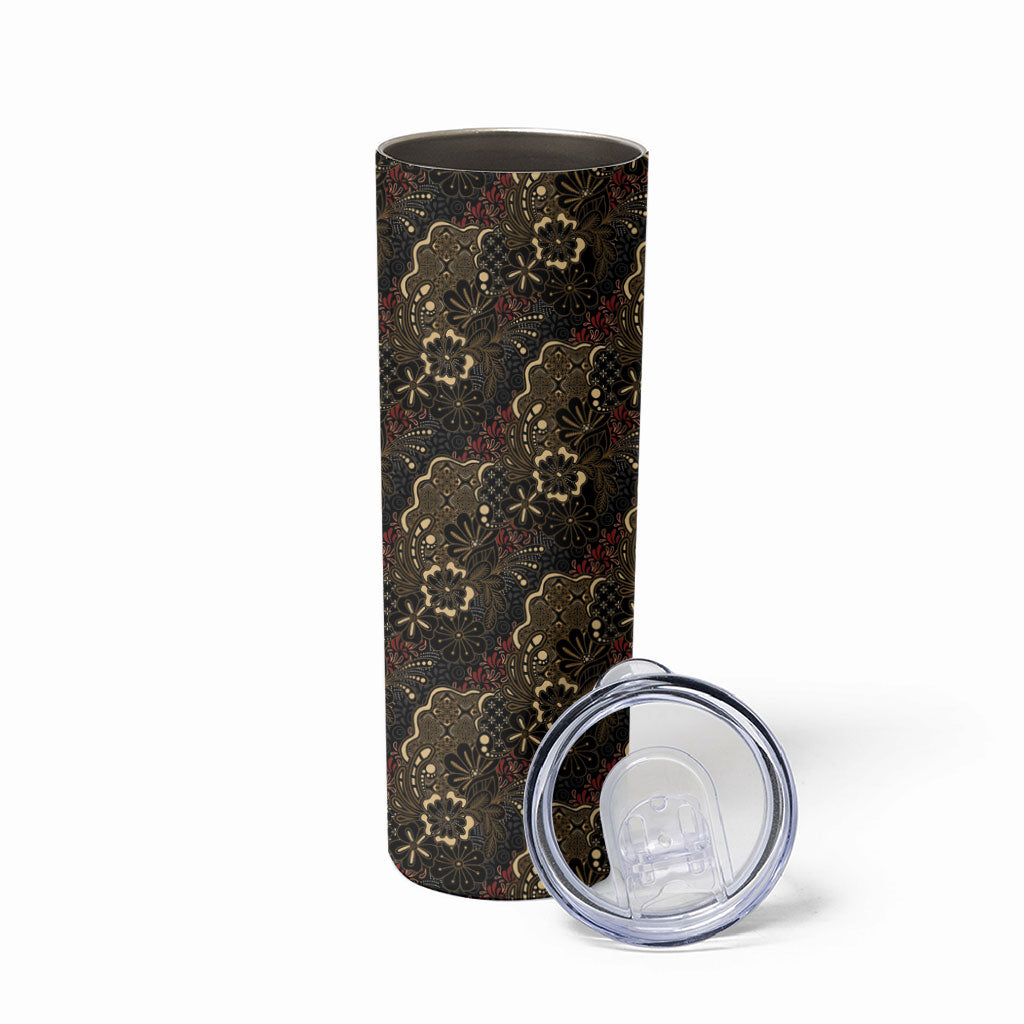 Batik Sekar Jagad Skinny Tumbler Indonesian Traditional Pattern