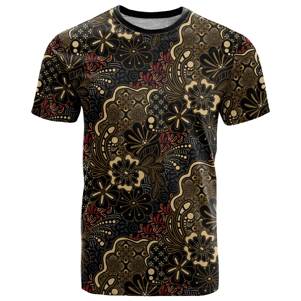 Batik Sekar Jagad T Shirt Indonesian Traditional Pattern