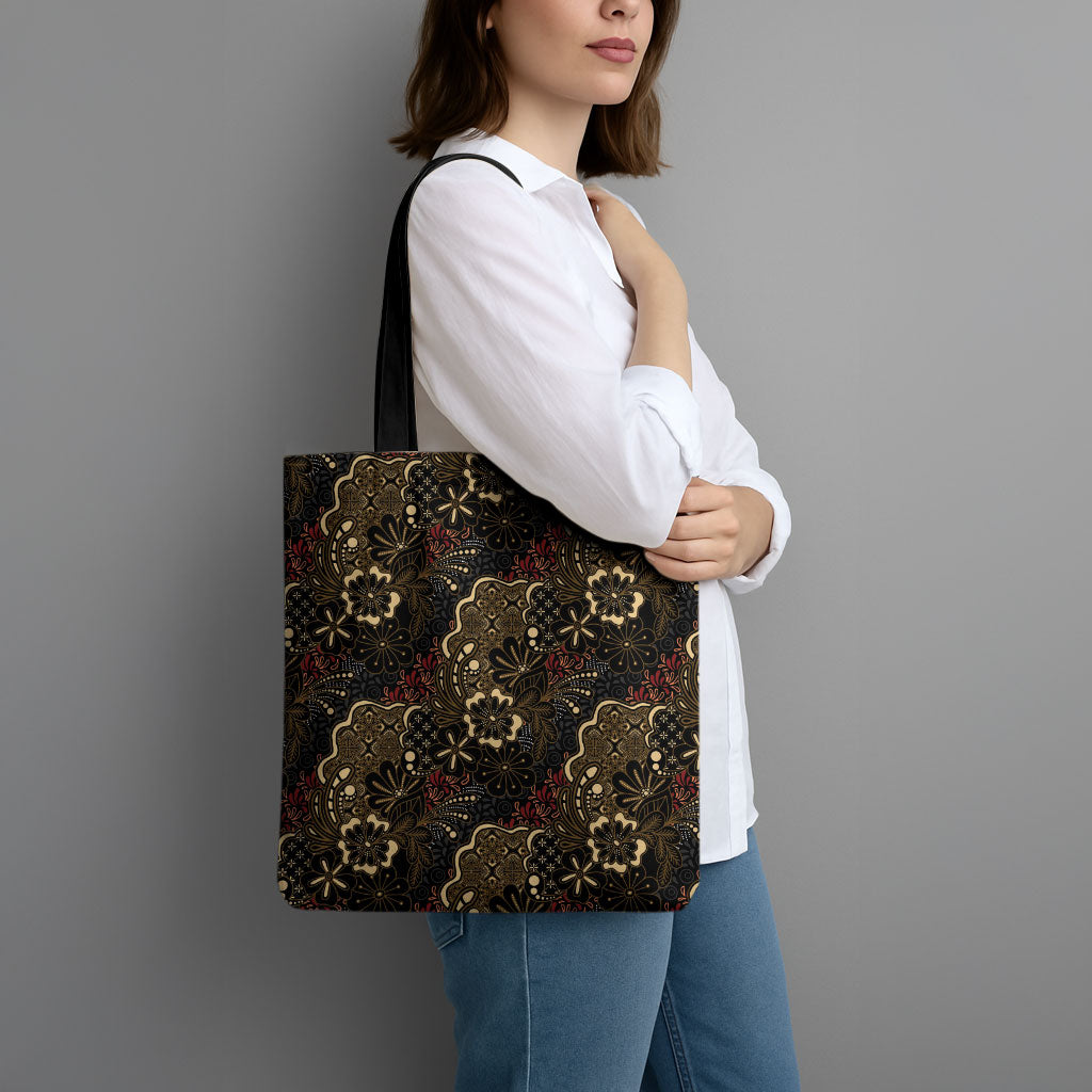 Batik Sekar Jagad Tote Bag Indonesian Traditional Pattern