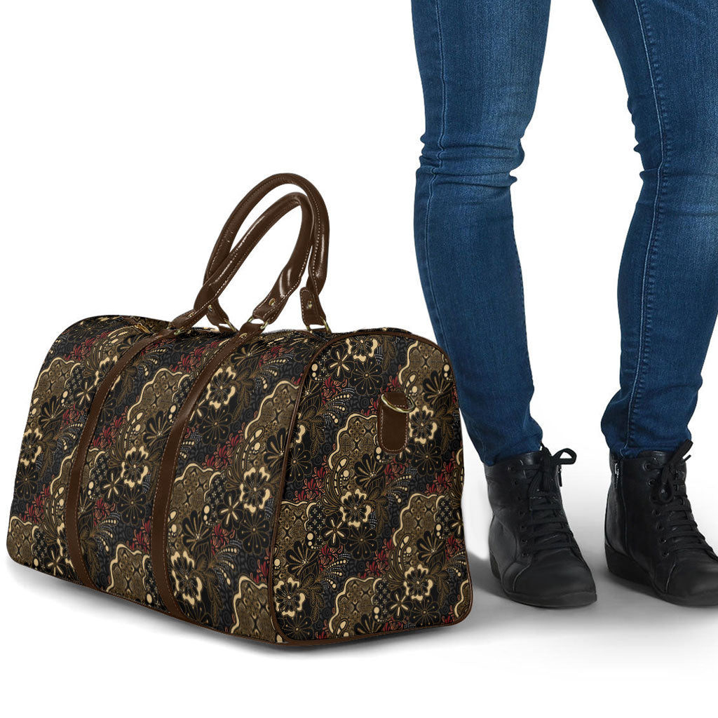 Batik Sekar Jagad Travel Bag Indonesian Traditional Pattern