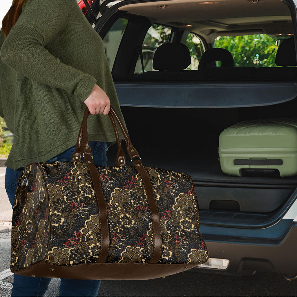 Batik Sekar Jagad Travel Bag Indonesian Traditional Pattern
