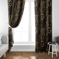 Batik Sekar Jagad Window Curtain Indonesian Traditional Pattern