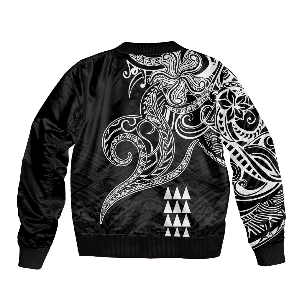 Hawaii Valentine Bomber Jacket Kakau Polynesian Heart LT01 - Polynesian Pride