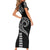 Hawaii Valentine Family Matching Short Sleeve Bodycon Dress and Hawaiian Shirt Kakau Polynesian Heart LT01 - Polynesian Pride