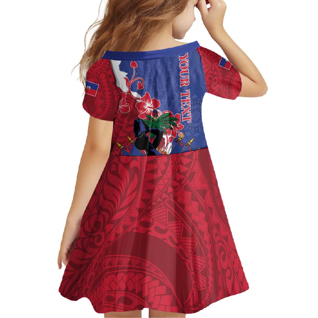 Personalised Haiti Le Marron Inconnu Family Matching Off Shoulder Maxi Dress and Hawaiian Shirt Dashiki Mix Polynesian Pattern