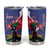 Personalised Haiti Le Marron Inconnu Tumbler Cup Dashiki Mix Polynesian Pattern
