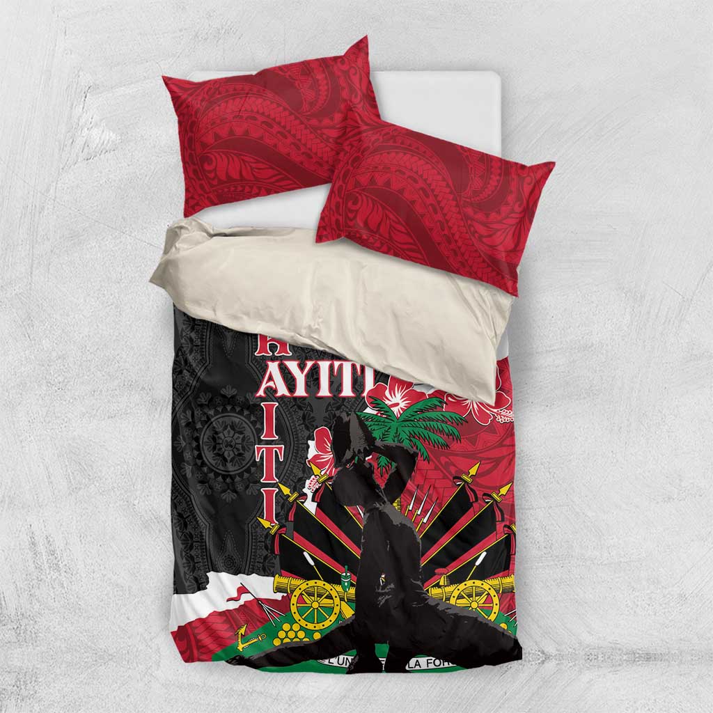 Ayiti Neg Marron Bedding Set Dashiki Mix Polynesian Pattern