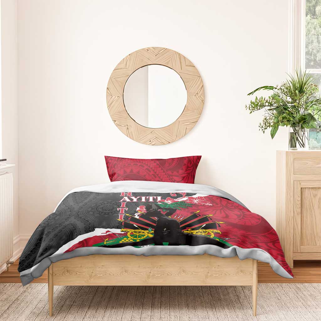 Ayiti Neg Marron Bedding Set Dashiki Mix Polynesian Pattern
