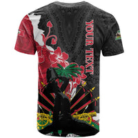 Personalised Ayiti Neg Marron T Shirt Dashiki Mix Polynesian Pattern