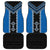 Blue Niho Taniwha Mix Poutama Car Mats Unique Taniko Aotearoa
