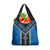 Blue Niho Taniwha Mix Poutama Grocery Bag Unique Taniko Aotearoa