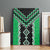 Green Niho Taniwha Mix Poutama Canvas Wall Art Unique Taniko Aotearoa