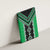 Green Niho Taniwha Mix Poutama Canvas Wall Art Unique Taniko Aotearoa