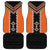 Orange Niho Taniwha Mix Poutama Car Mats Unique Taniko Aotearoa