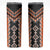 Orange Niho Taniwha Mix Poutama Skinny Tumbler Unique Taniko Aotearoa