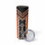 Orange Niho Taniwha Mix Poutama Skinny Tumbler Unique Taniko Aotearoa