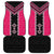 Pink Niho Taniwha Mix Poutama Car Mats Unique Taniko Aotearoa