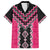Pink Niho Taniwha Mix Poutama Hawaiian Shirt Unique Taniko Aotearoa