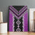 Purple Niho Taniwha Mix Poutama Canvas Wall Art Unique Taniko Aotearoa