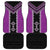 Purple Niho Taniwha Mix Poutama Car Mats Unique Taniko Aotearoa