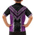 Purple Niho Taniwha Mix Poutama Hawaiian Shirt Unique Taniko Aotearoa