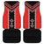 Red Niho Taniwha Mix Poutama Car Mats Unique Taniko Aotearoa