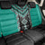 Teal Niho Taniwha Mix Poutama Back Car Seat Cover Unique Taniko Aotearoa