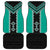Teal Niho Taniwha Mix Poutama Car Mats Unique Taniko Aotearoa