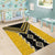 Yellow Niho Taniwha Mix Poutama Area Rug Unique Taniko Aotearoa