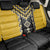 Yellow Niho Taniwha Mix Poutama Back Car Seat Cover Unique Taniko Aotearoa