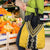 Yellow Niho Taniwha Mix Poutama Grocery Bag Unique Taniko Aotearoa