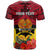 Personalised Papua New Guinea T Shirt Bird Of Paradise Mix Polynesian Pattern LT01 - Polynesian Pride