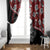 Hawaii Halloween Window Curtain Hibiscus Skull Kakau Pattern LT01 - Polynesian Pride