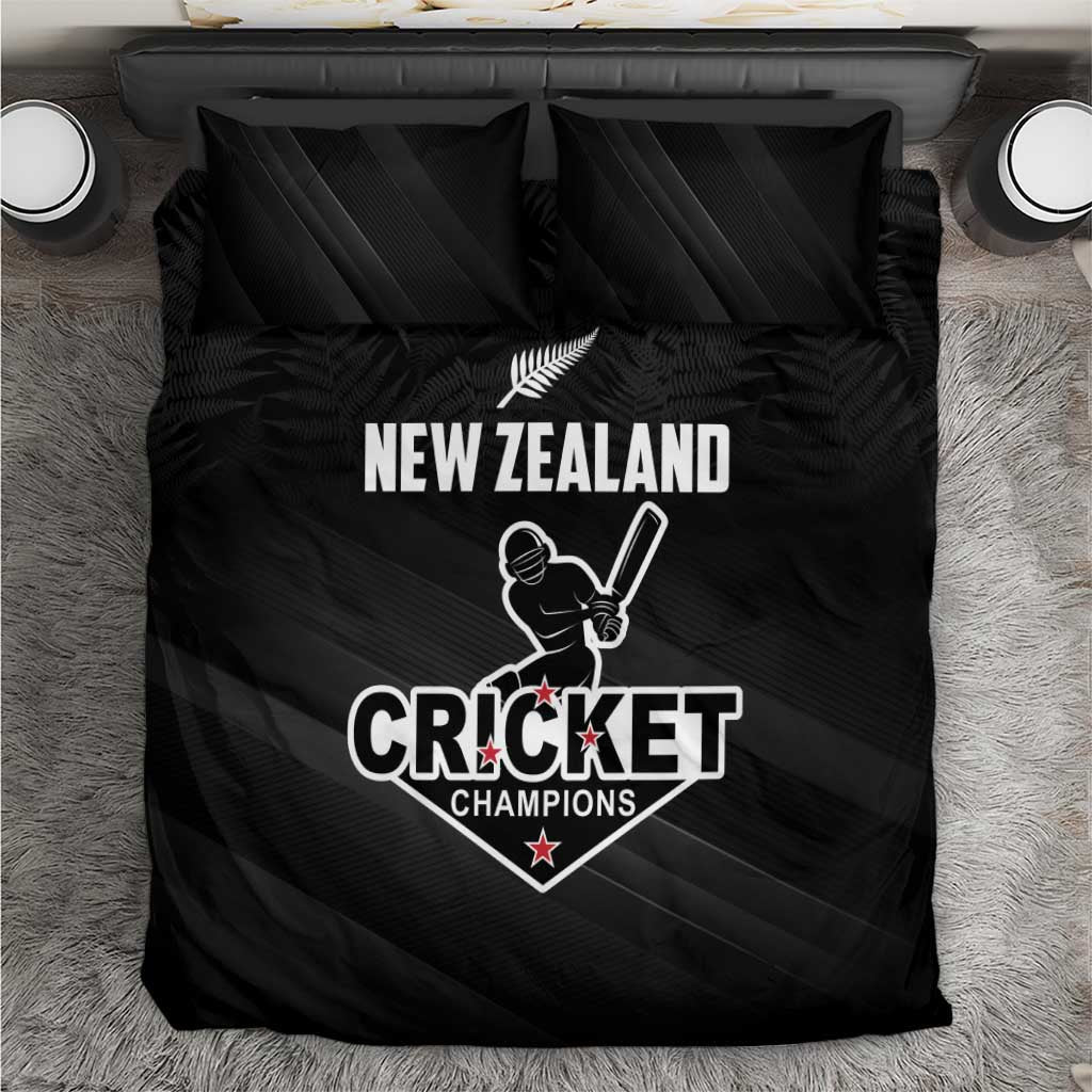 New Zealand Cricket Bedding Set Aotearoa Black Cap Come On