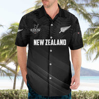 Custom New Zealand Cricket Hawaiian Shirt Aotearoa Black Cap Come On LT01 - Polynesian Pride