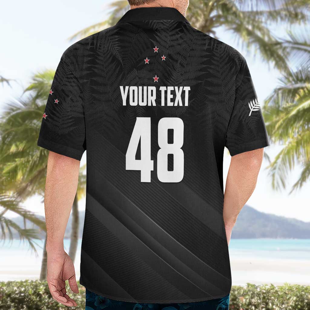 Custom New Zealand Cricket Hawaiian Shirt Aotearoa Black Cap Come On LT01 - Polynesian Pride