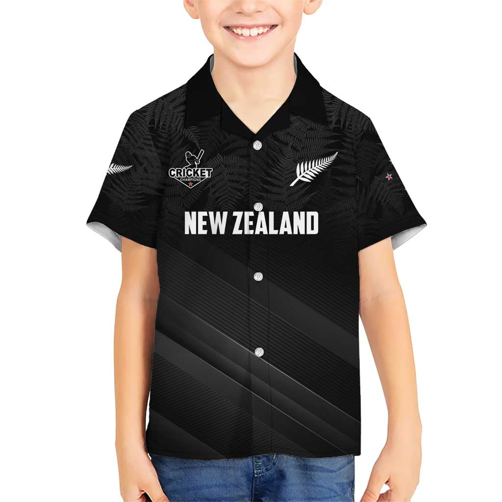 Custom New Zealand Cricket Hawaiian Shirt Aotearoa Black Cap Come On LT01 - Polynesian Pride