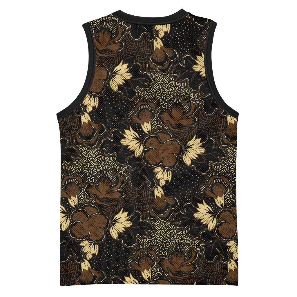 Javanese Batik Semen Basketball Jersey Indonesian Traditional Pattern LT01 - Polynesian Pride