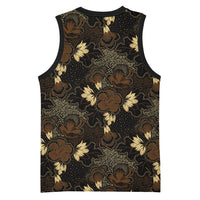 Javanese Batik Semen Basketball Jersey Indonesian Traditional Pattern LT01 - Polynesian Pride