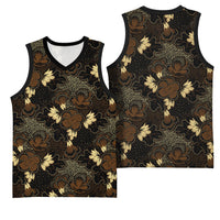 Javanese Batik Semen Basketball Jersey Indonesian Traditional Pattern LT01 - Polynesian Pride