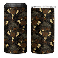 Javanese Batik Semen 4 in 1 Can Cooler Tumbler Indonesian Traditional Pattern