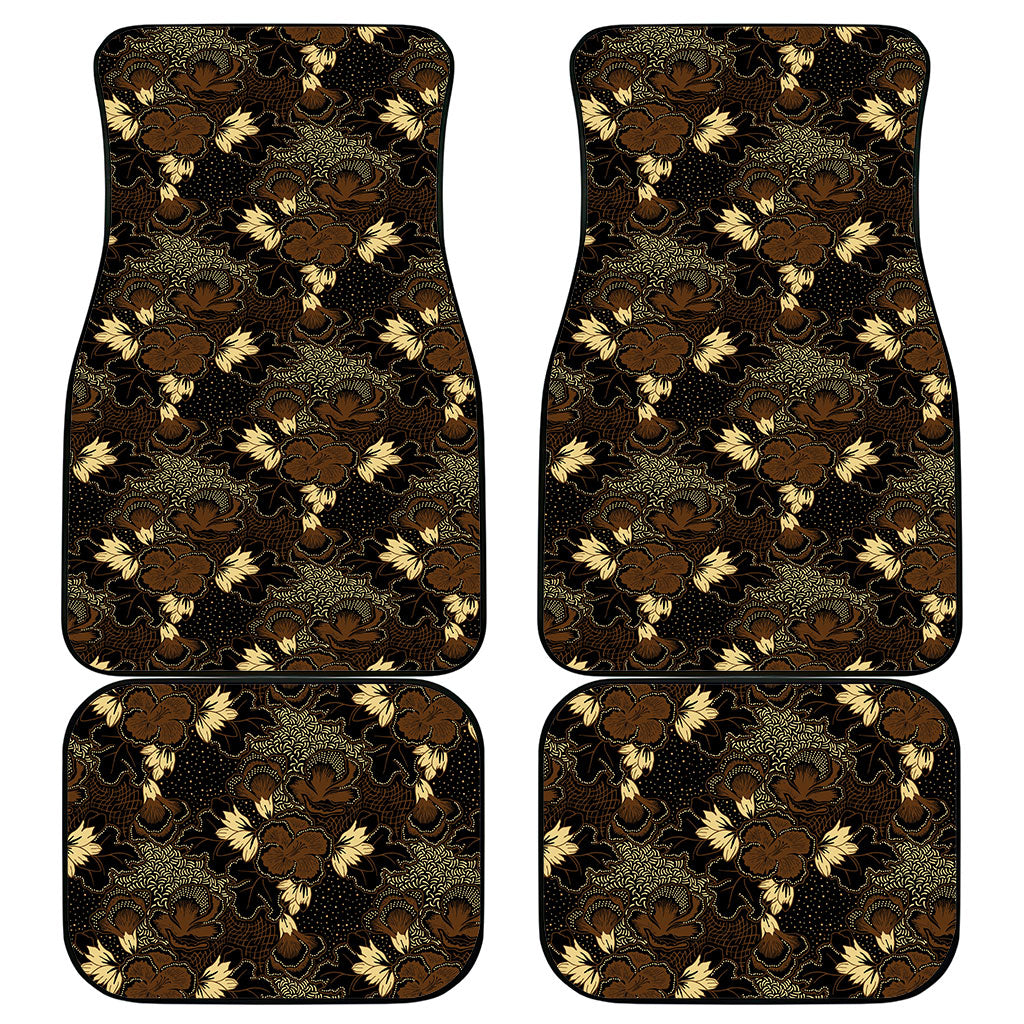 Javanese Batik Semen Car Mats Indonesian Traditional Pattern