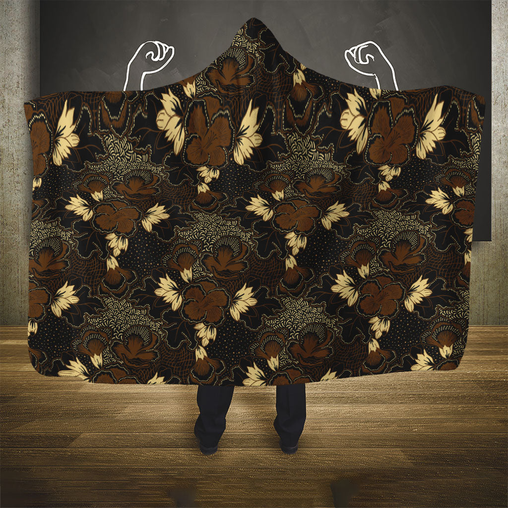 Javanese Batik Semen Hooded Blanket Indonesian Traditional Pattern LT01 - Polynesian Pride