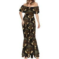 Javanese Batik Semen Mermaid Dress Indonesian Traditional Pattern