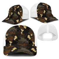 Javanese Batik Semen Mesh Trucker Cap Indonesian Traditional Pattern