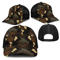 Javanese Batik Semen Mesh Trucker Cap Indonesian Traditional Pattern