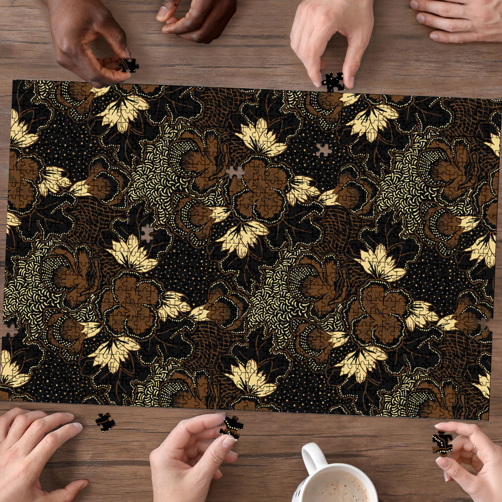 Javanese Batik Semen Puzzle Indonesian Traditional Pattern LT01 - Polynesian Pride